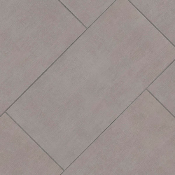 Exclusive MSI Cementino Gray 12 in. x 24 in. Matte Porcelain Floor and Wall Tile (14 sq. ft. / case) Exclusive MSI Cementino Gray 12 in. x 24 in. Matte Porcelain Floor and Wall Tile (14 sq. ft. / case)