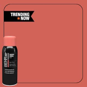 12 oz. #HDC-MD-05 Desert Coral Flat Interior/Exterior Spray Paint and Primer Aerosol