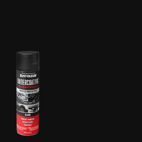 15 oz. Matte Black Rubberized Undercoating Spray (6-Pack)