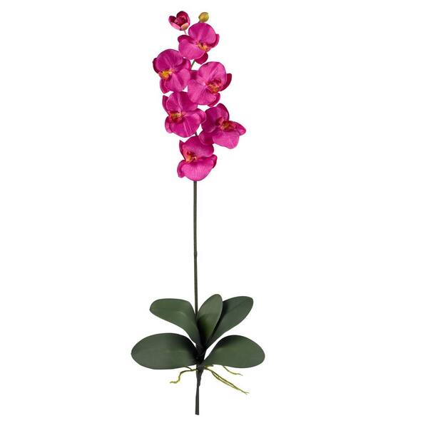 Nearly Natural 31.5 in. Artificial H Beauty Phalaenopsis Stem (Set of 12)