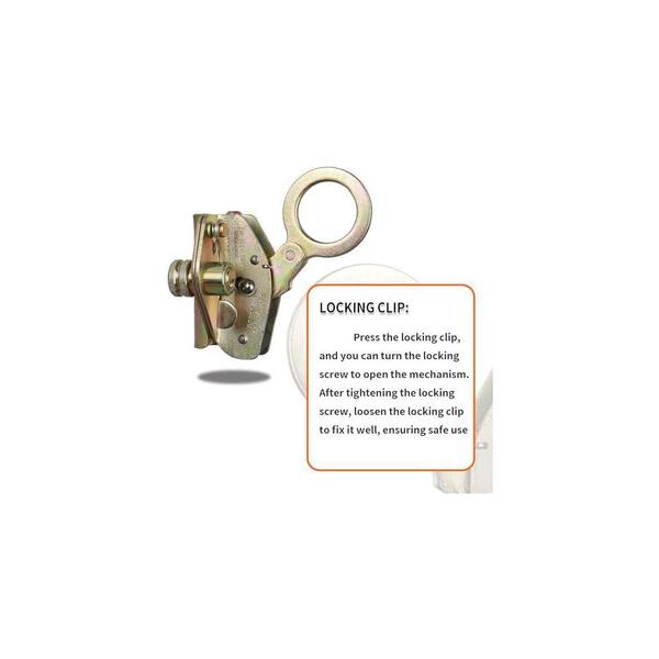 Dissensore Per Arrampicata KIMISS In Lega Di Alluminio - Afferra Corda Con Pulsante Blocco, Kit Protezione Per Alpinismo E Outdoor, Grigri Blu