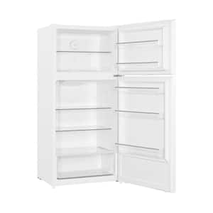 17 Cu Ft Counter-Depth Refrigerator with Right-Hand Door Swing - White