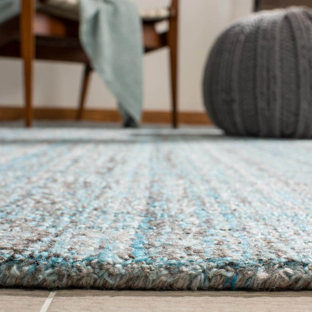 SAFAVIEH Abstract Bailey Striped Area Rug, Blue/Multi, 3' x 5'