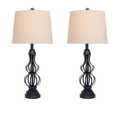 7 04 Table Lamps The Home Depot, 3 Way Table Lamps Home Depot