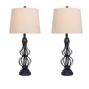 Martin Richard 28.5 in. Antique Blue Table Lamp (2-Pack)