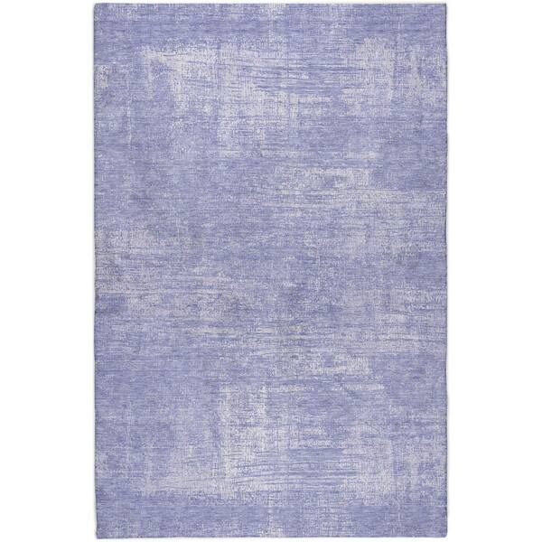 Dream Shag Premium Machine Washable Abstract ADS839 Lavender 8 ft. x 10 ft. Area Rug