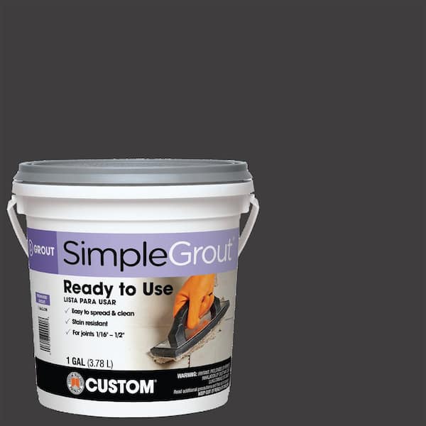 Custom Building Products SimpleGrout #60 Charcoal 1 gal. Pre-Mixed Grout