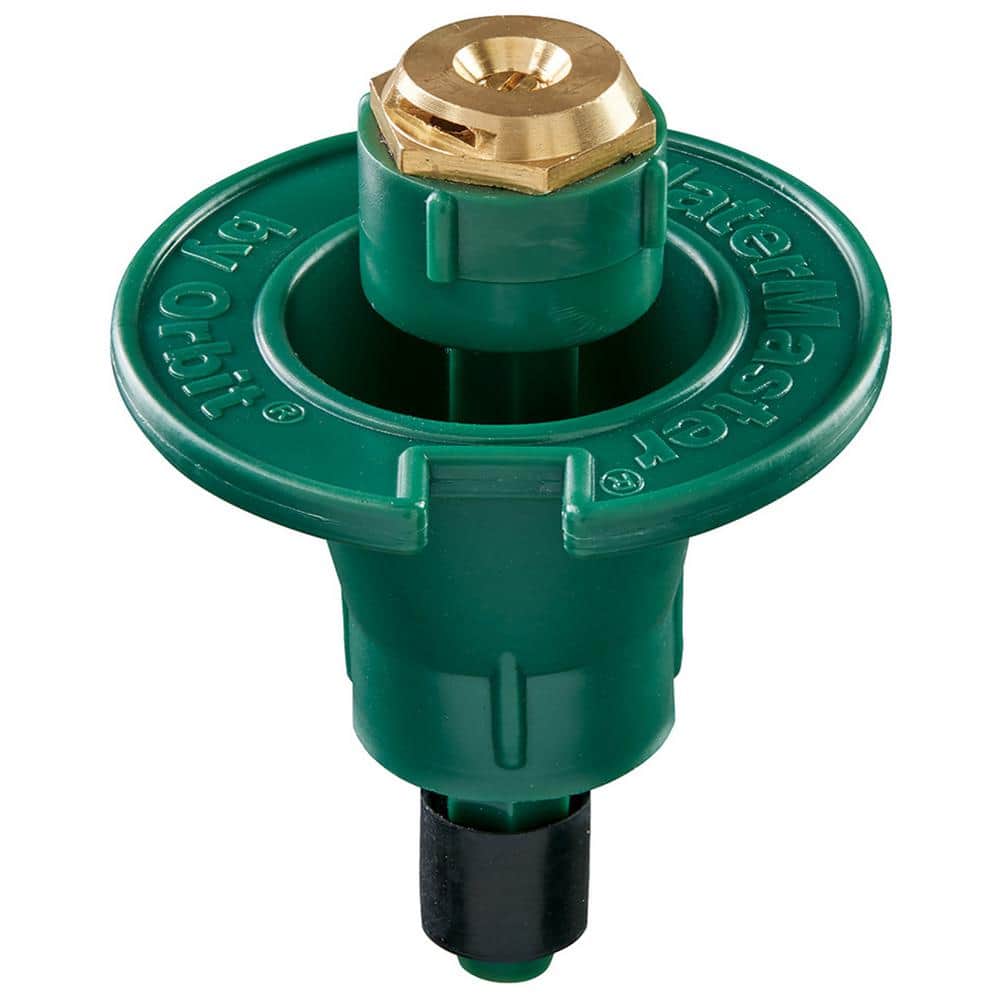 Orbit 54029 Plastic Pop-Up Sprinkler Head with Brass Nozzle 