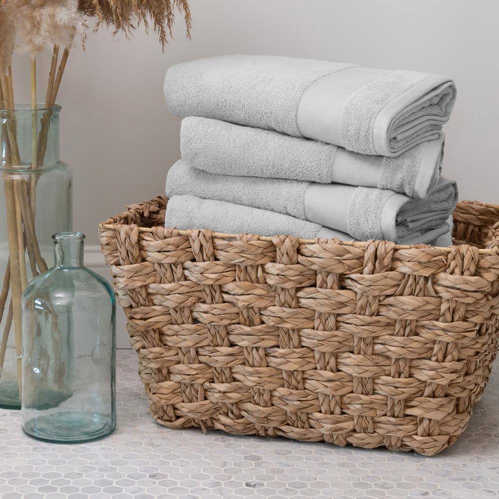 Light Gray Ultra Soft Cotton Bath Sheet Set of Four