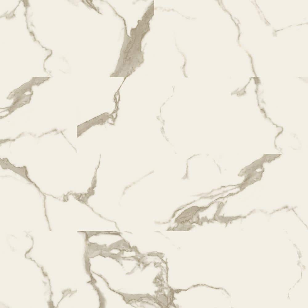 Take Home Sample-Harvested Marble 12 MIL x 4 in. W x 4 in. L Click Lock Wat
