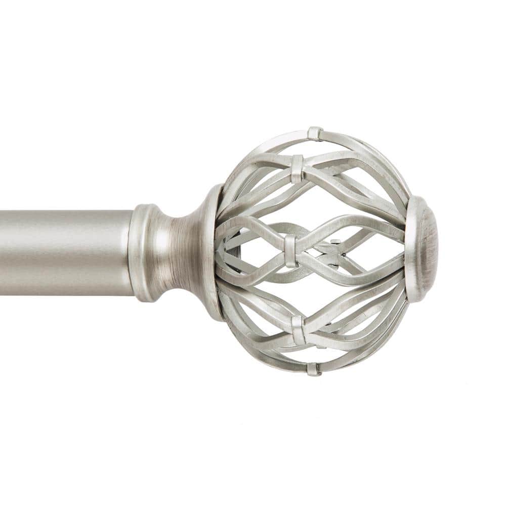 Aiden 72 in. - 144 in. Easy-Install Optional No Tools Adjustable 1 in. Sing