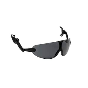 Integrated Protective Eyewear Gray for Hard Hat