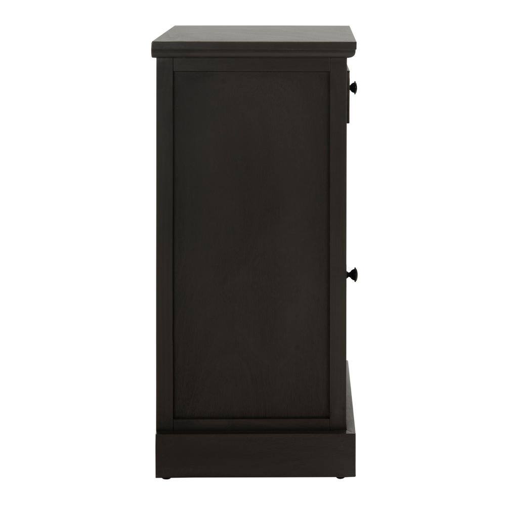 Transitional Grey Pine Freestanding Office Storage Cabinet