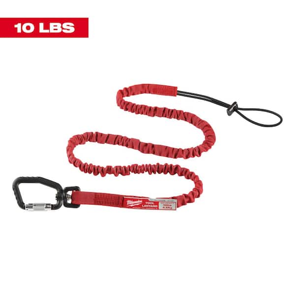 Tool Lanyard with D Hook, 3 Pack 24 Inch Safety Tool Leash 0.8 Width,  Orange