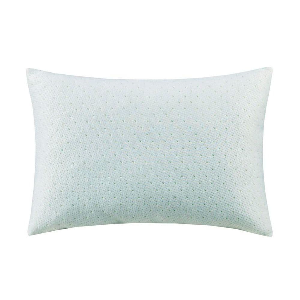 Ivory Polyester 28 in. x 20 in. Queen Pillow with Rayon from Bamboo Blend C