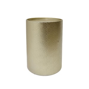 Braeburn Gold Hammered Iron Accent Table