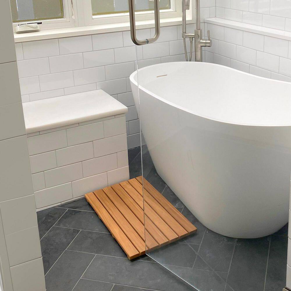 ARB Teak 20" x 14" Shower Mat Tile
