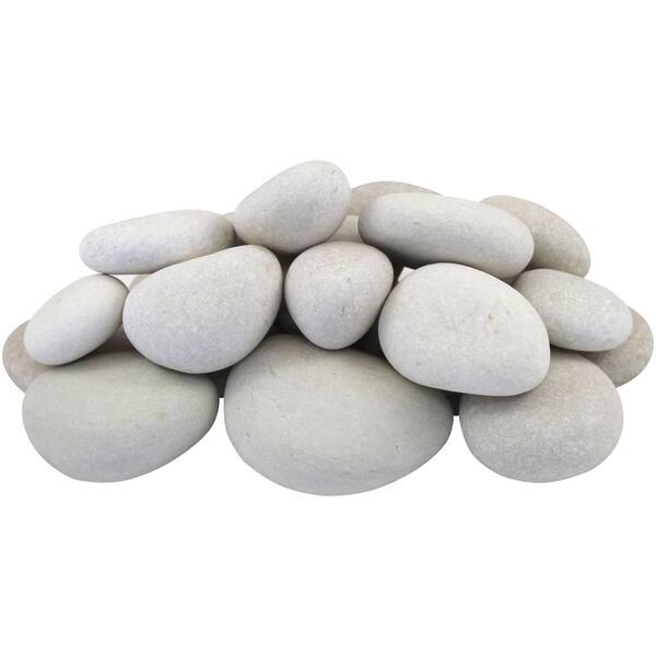 Rain Forest 0.4 cu. ft. 1 in. to 2 in. Caribbean Beach Pebble (30-Pack Pallet)