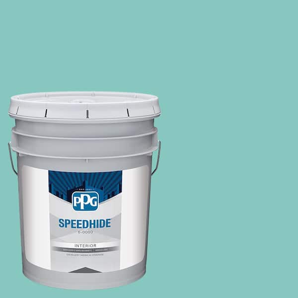 SPEEDHIDE 5 gal. PPG17-31 Caribbean Crush Satin Interior Paint