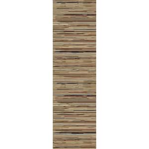Jewel Striation Stripes Multi 2 ft. x 8 ft. Runner Rug