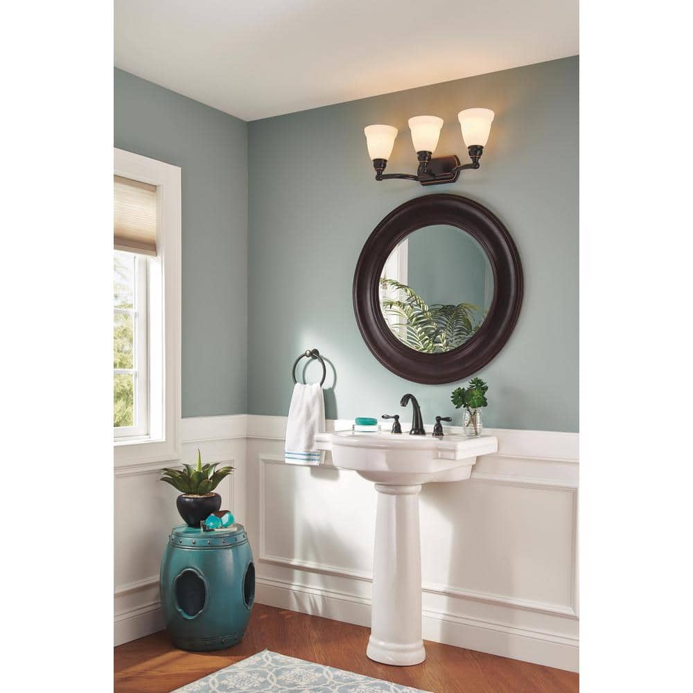 Windemere Oil Rubbed Bronze Widespread Bathroom Faucet with Drain Assembly