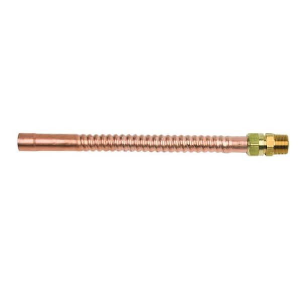 BrassCraft 3/4 in. FIP/MIP x 3/4 in. Nominal Male/Female Sweat x 12 in. Copper Water Heater Connector (7/8 in. O.D.)