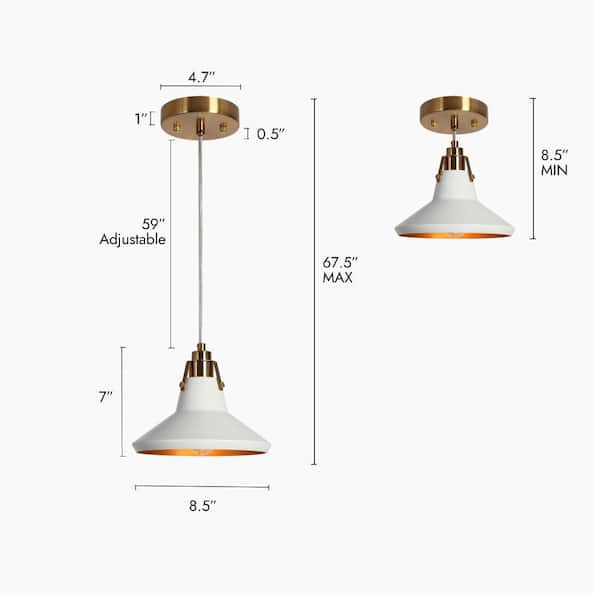 Zevni Tencanonia Modern 1-light Plating Brass Pendant Light Zevni Tencanonia Modern 1-light Plating Brass Pendant Light