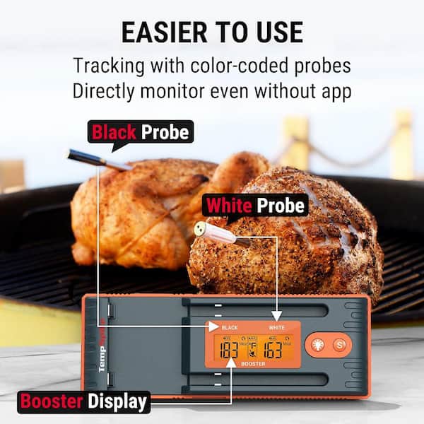 ThermoPro 2-Probe 500ft. Truly Wireless Meat Thermometer, Twin