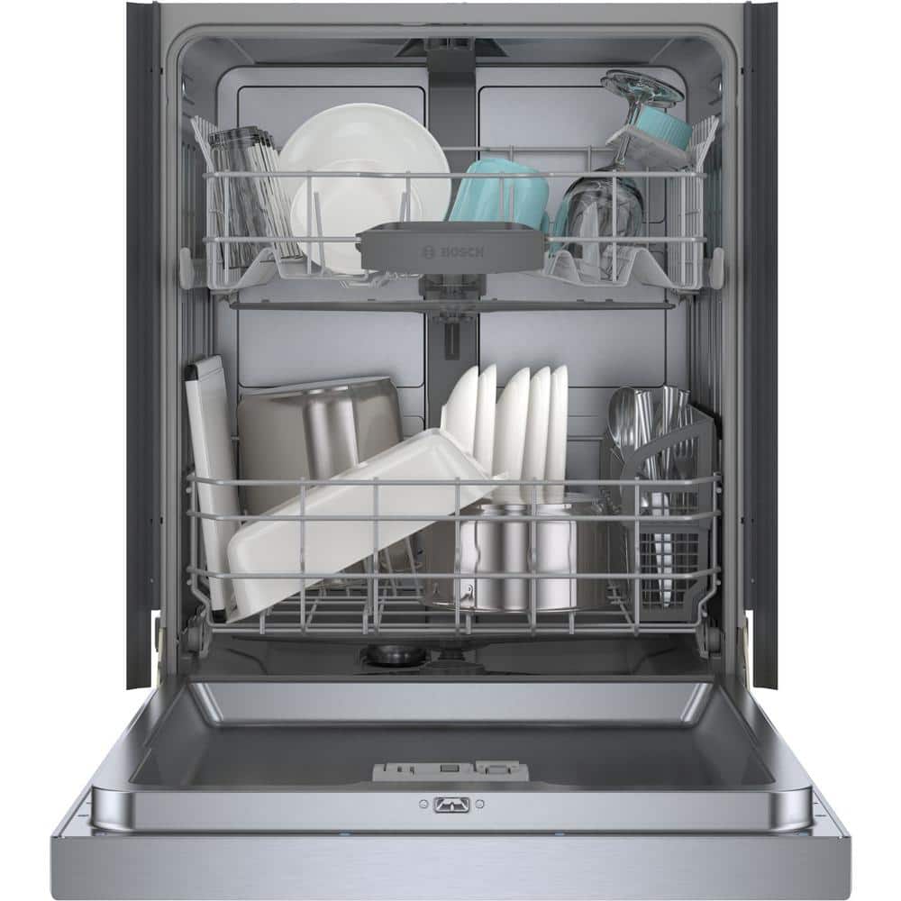 24" Stainless Steel Front Control Built-In Dishwasher