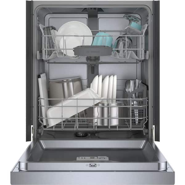 100 Series 24 in. Stainless Steel Front Control Tall Tub Dishwasher with Hybrid Stainless Steel Tub, 50 dBA