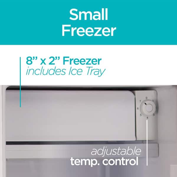 Black And Decker 3.2 Cu. Ft. Compact Fridge With Freezer BCRK32W