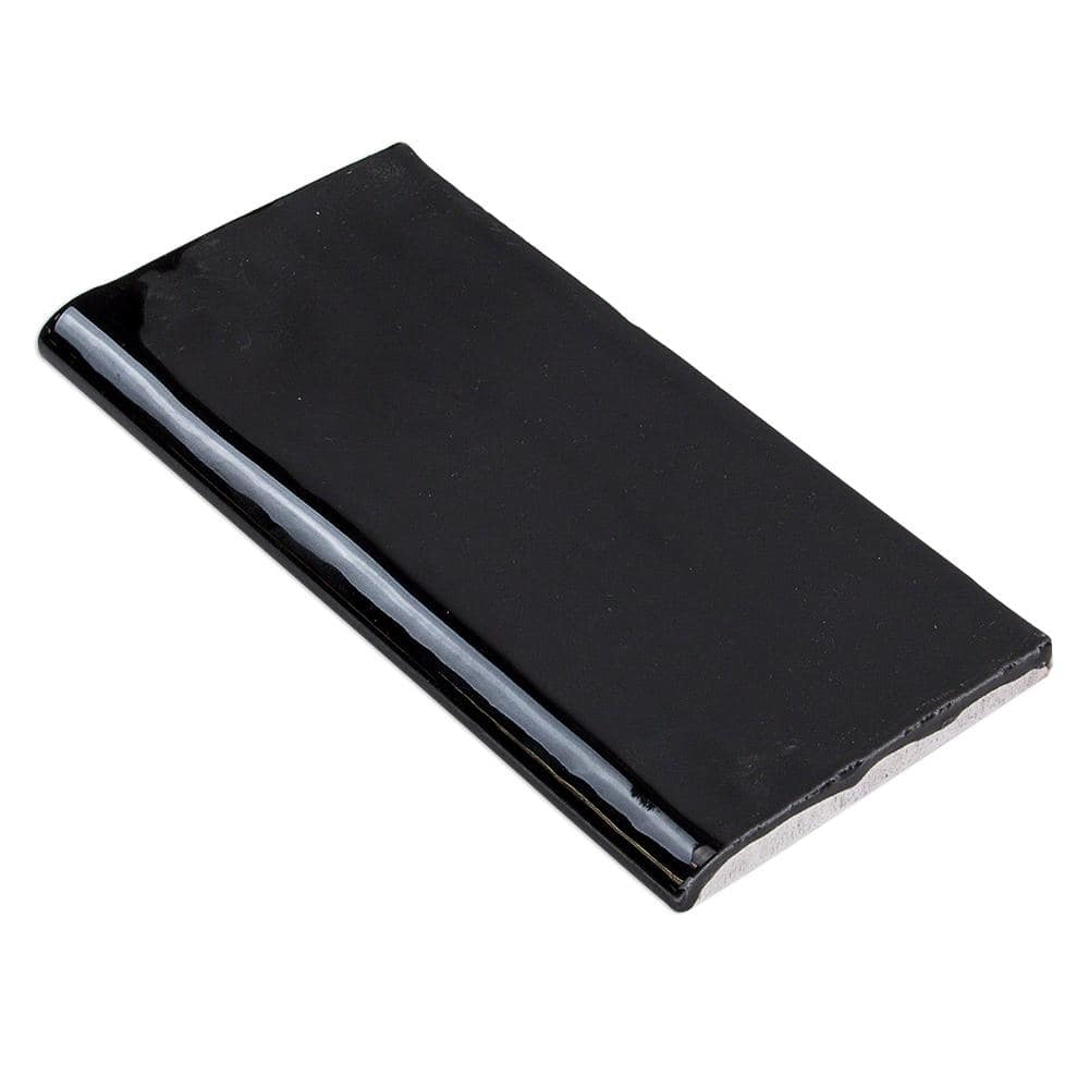 Ivy Hill Tile Catalina Black 3 in. x 6 in. Polished Ceramic Wall