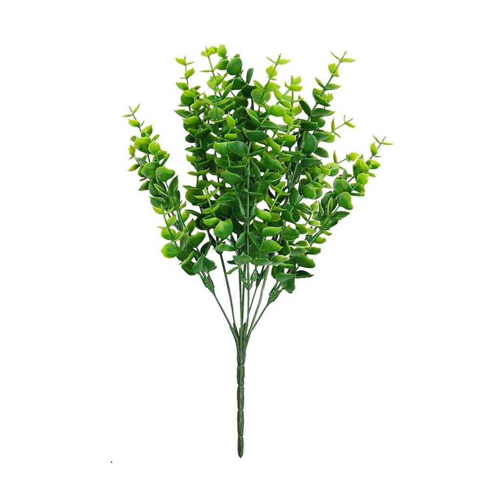 15 in. Green Indoor/Outdoor Artificial Lavender Flower