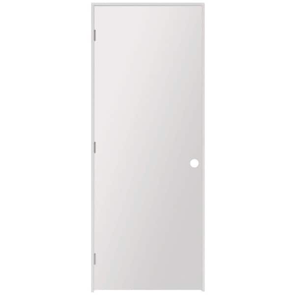 Steves & Sons Flush 32 in. x 80 in. Right-Hand Hollow Core White Primed Composite SJ Single Prehung Interior Door
