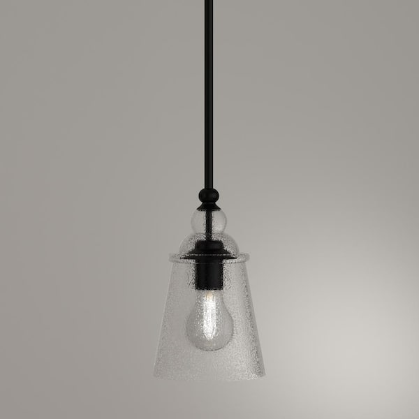 Generation Lighting - Urban Renewal 5.75 in. W. 1-Light Oil-Rubbed Bronze Pendant