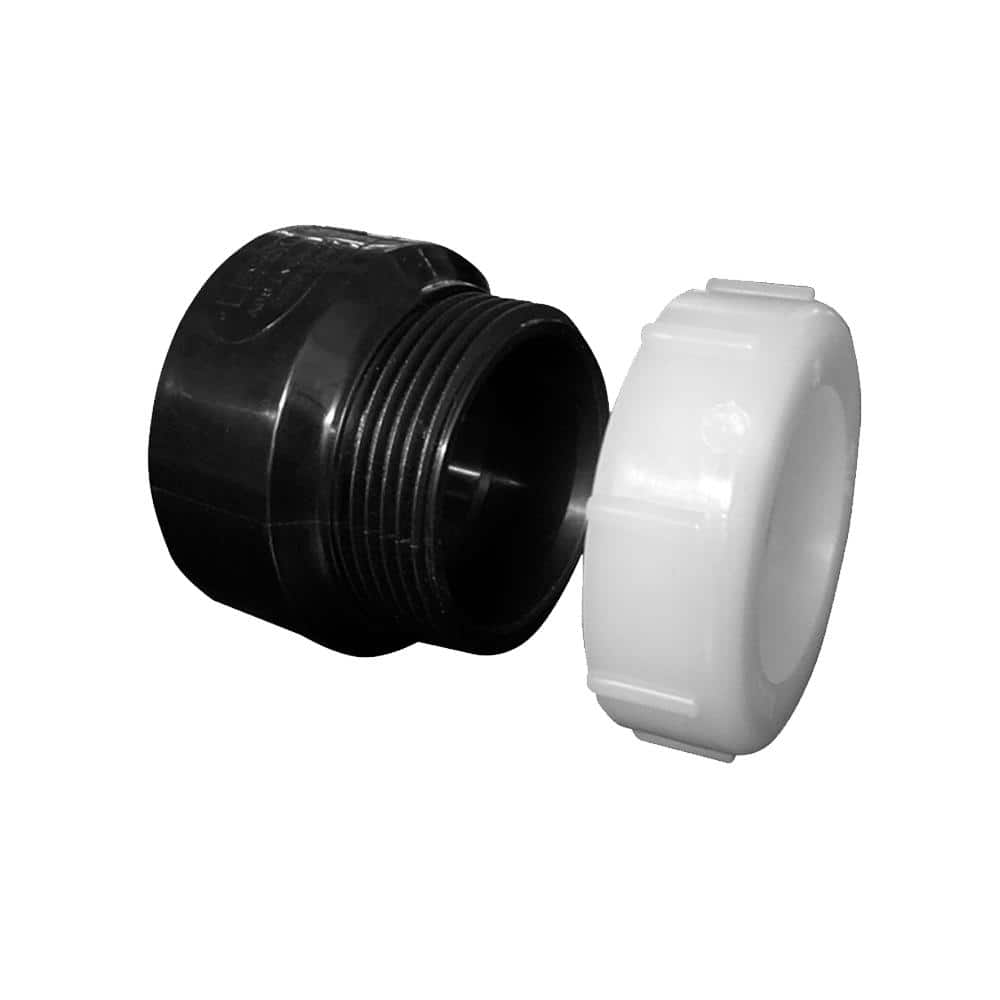 VPC 3 in. ABS DWV Spigot x FPT Cleanout Adapter 33LN105030B The Home Depot