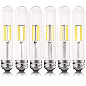 60-Watt Equivalent T9 Dimmable Edison Tube LED Light Bulbs 5-Watt UL Listed 5000K Bright White 550 Lumens E26 (6-Pack)