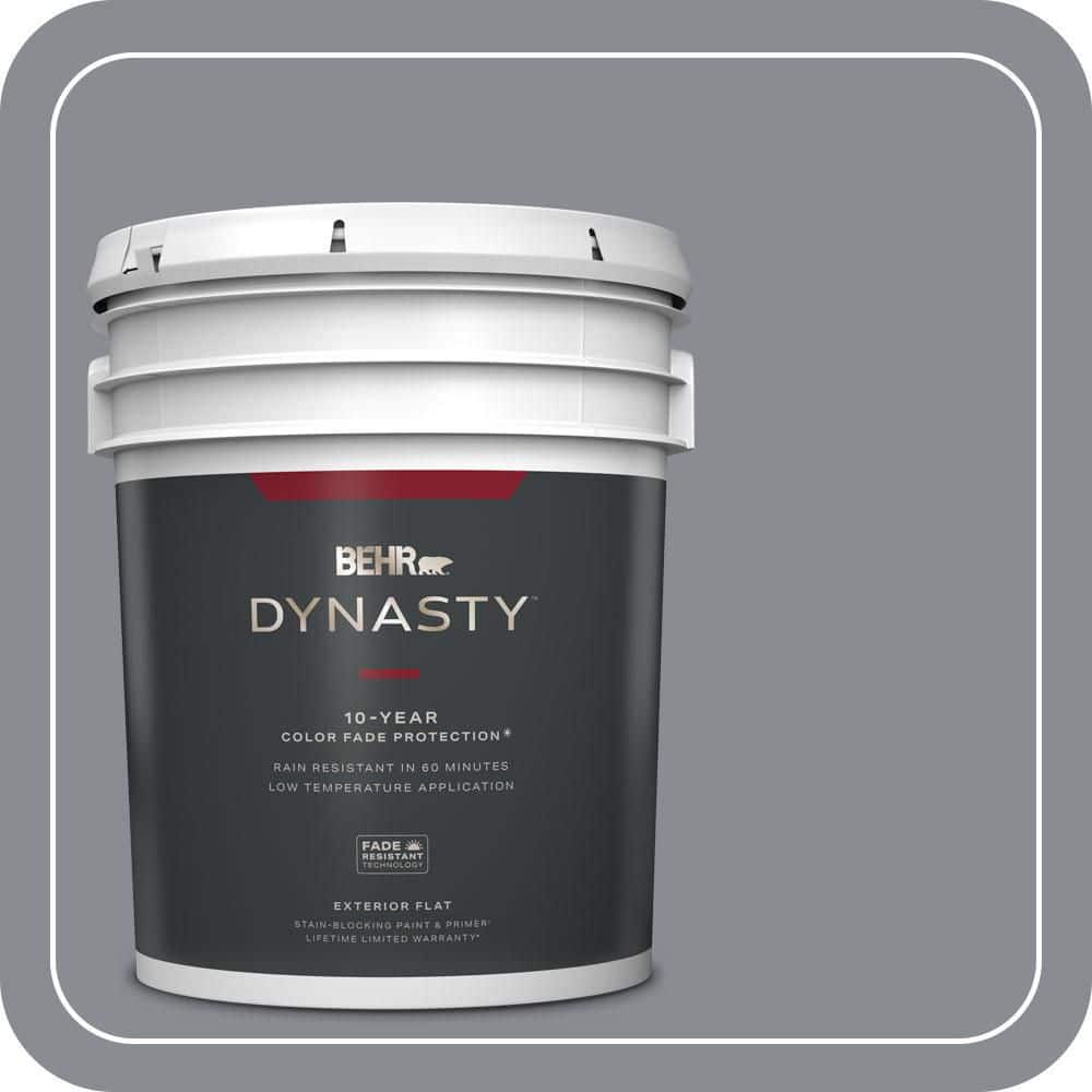 5 gal. #PMD-73 Ancient Pewter Flat Exterior Stain-Blocking Paint & Primer price history on PriceWatchPro