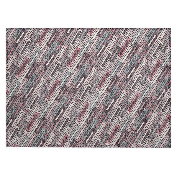 Chantille Machine Washable Indoor/Outdoor Abstract ACN3055 Blush 2 ft. x 3 ft. Accent Rug