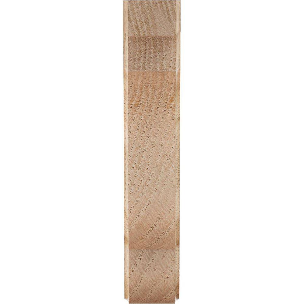 Red Oak Hand-Carved Decorative Wood Corbel Bracket