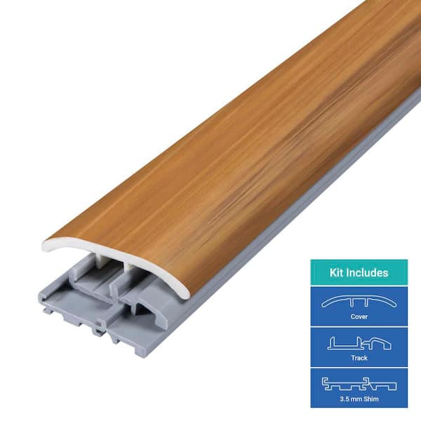 Sedona 0.31 in. T x 2 in. W x 78.7 in. L Vinyl 4-in-1 Molding