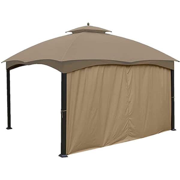 CoastShade 10 ft. x 12 ft. Replacement Curtain 1P Sidewall in Khaki