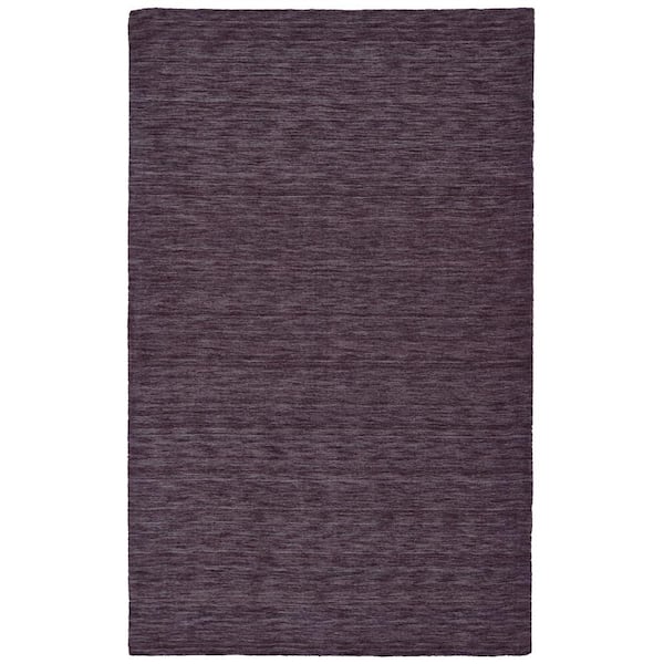 Weave & Wander Celano Purple 2 ft. x 4 ft. Solid Area Rug