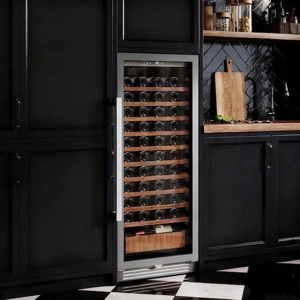 Ca'Lefort 24 in. Single Zone 90-Bottle Built-in Wine Cooler Fridge