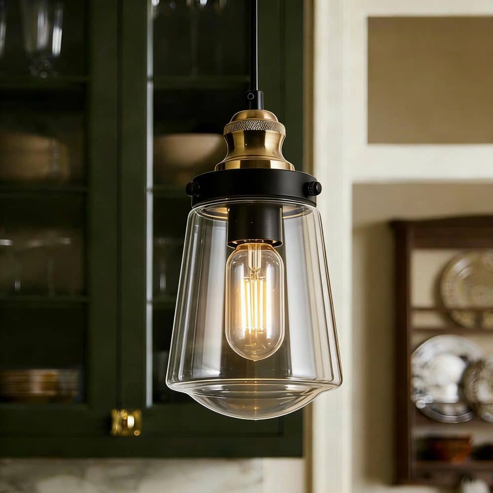 Uolfin Modern Kitchen Island Chandelier Pendant Light 1-Light