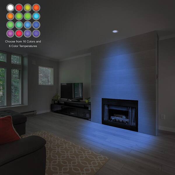 color changing recessed lights