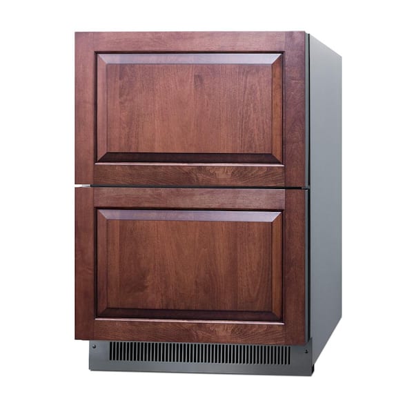 Summit Appliance 24 in. 3.5 cu. ft. Undercounter Double Drawer