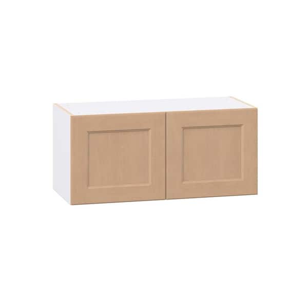 Lakewood 33 in. W x 14.75 in. D x 15 in. H Assembled Shaker Wall Bridge Kitchen Cabinet in Sugar Cookie