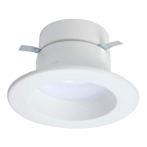 RL 4 in. 915 Lumens White Selectable Integrated LED Recessed Ceiling Light Trim CCT Extra Brightness (2-Pack)
