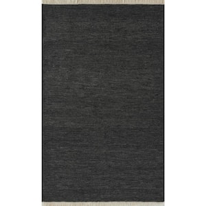 Cove Charcoal 2 ft. x 3 ft. Washable Scatter Area Rug